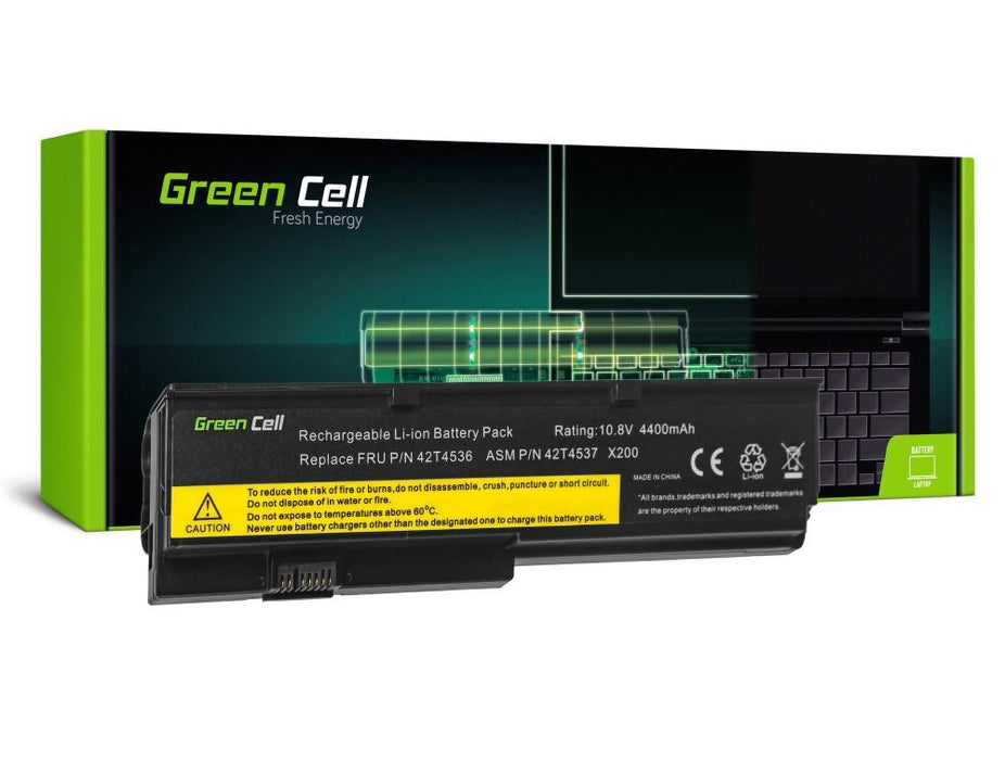 Laptop Battery Green Cell LE16 Black 4400 mAh