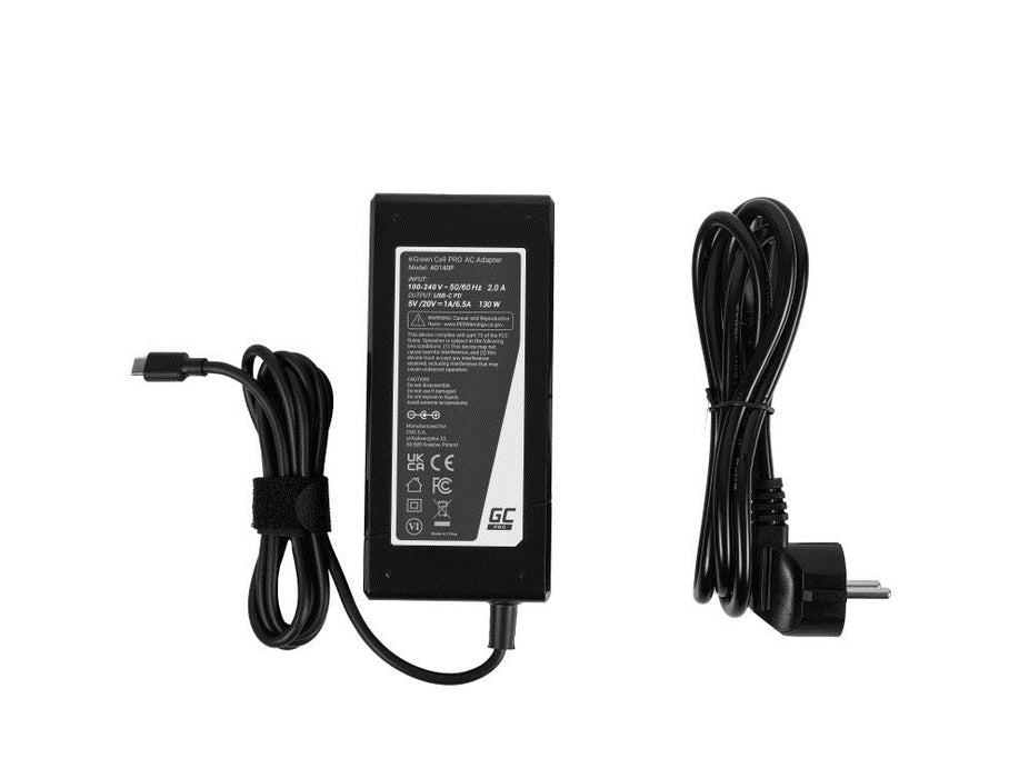 Green Cell AD140P power adapter/inverter Universal 130 W Black