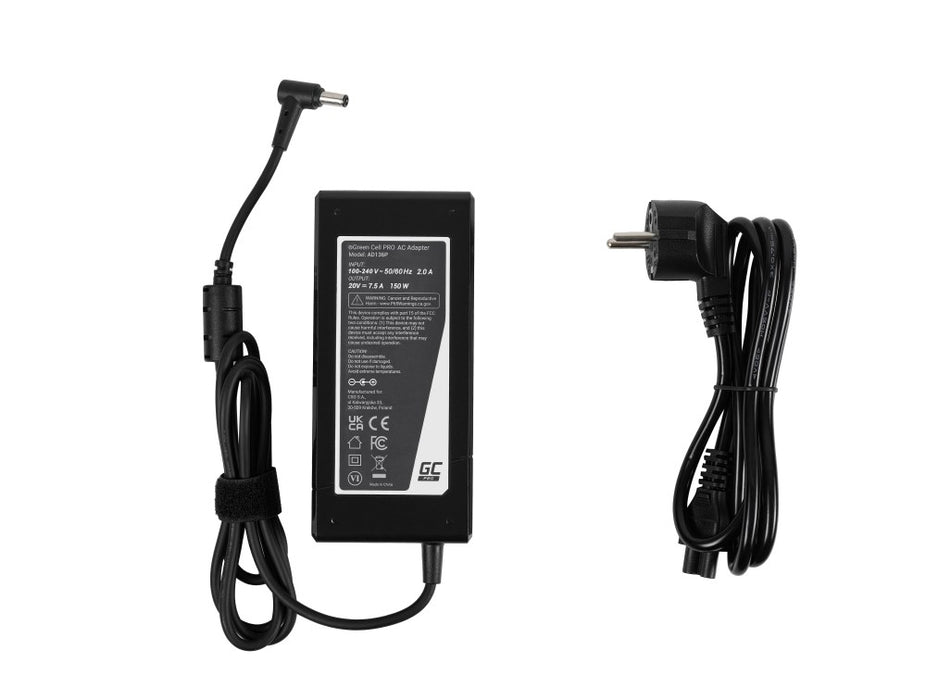 Green Cell AD136P power adapter/inverter Universal 150 W Black