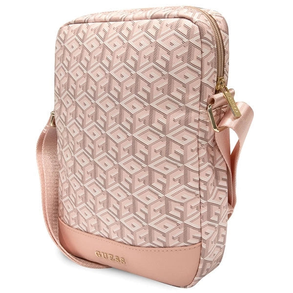 Guess Bag GUTB10HGCFSEP 10" pink/pink GCube Stripe Tablet Bag