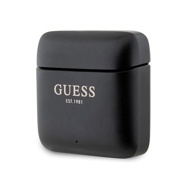 Guess Bluetooth headphones GUTWSSU20ALEGK TWS + docking station black/black Printed Logo
