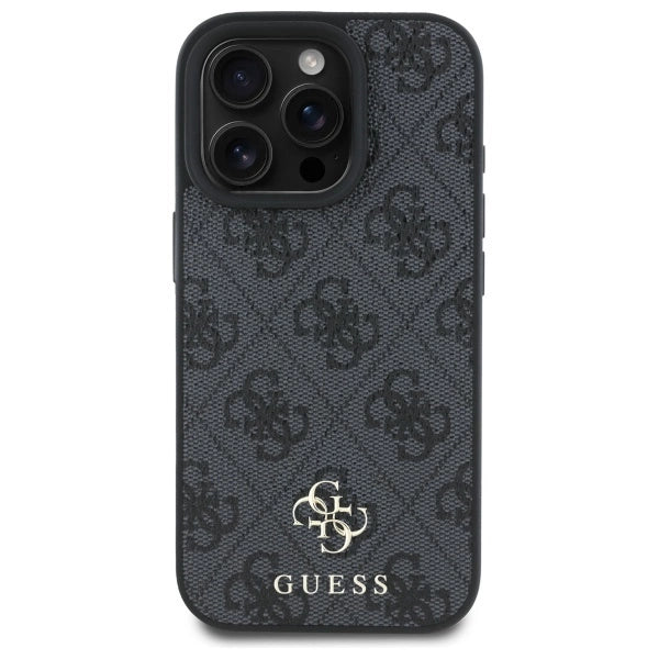 Guess 4G Small Classic MagSafe case for iPhone 16 Pro - black