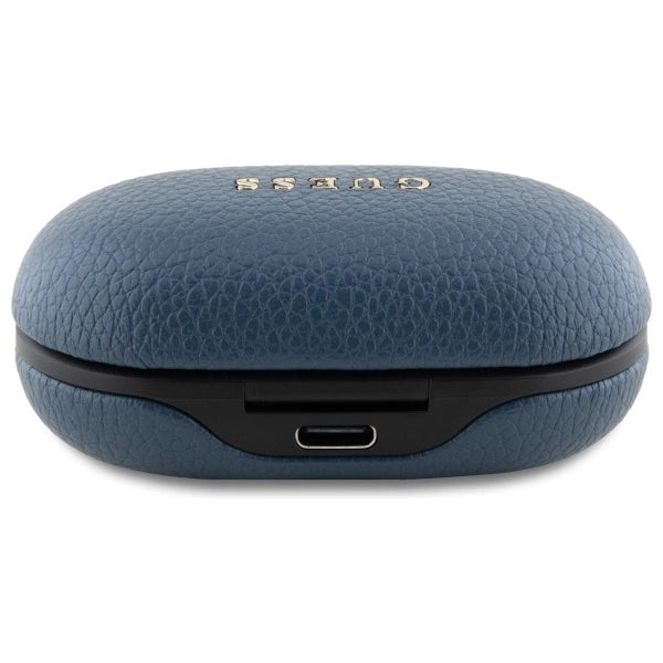 Guess Bluetooth headphones GUTWSPGTSPSB TWS + docking station blue/blue Grained Classic Logo