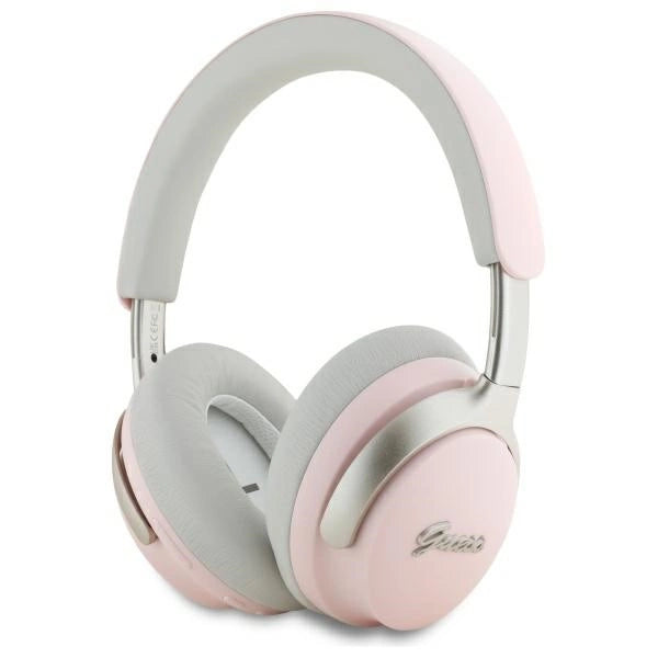 Guess Bluetooth ANC/ENC Headphones GUBHC22PSBCSMP Pink DB Metal Script Logo