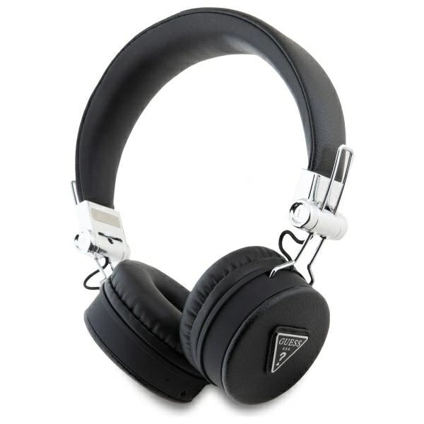 Guess Bluetooth ENC GUBH70PGTSPSK on-ear headphones black/black Grained Classic Round Shape
