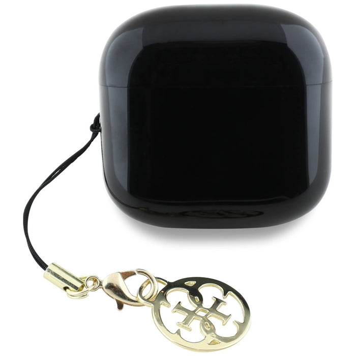 Guess Glossy Effect Printed Classic Logo &amp; Charm TWS headphones - black