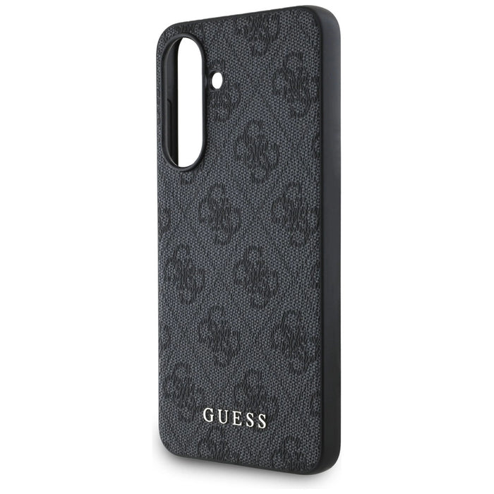 Guess 4G Metal Gold Logo Case for Samsung Galaxy A36 - Black