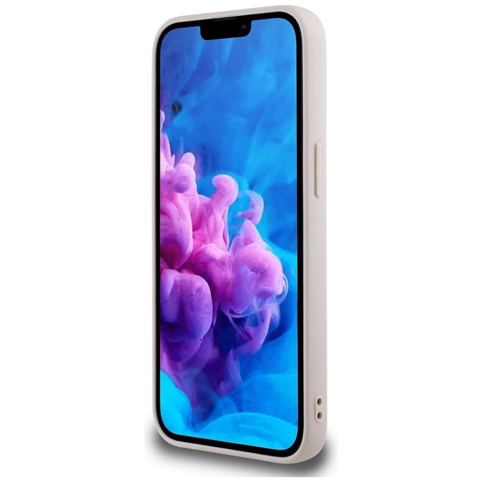 Guess 4G Ring Classic Logo MagSafe iPhone 16e Case - Pink