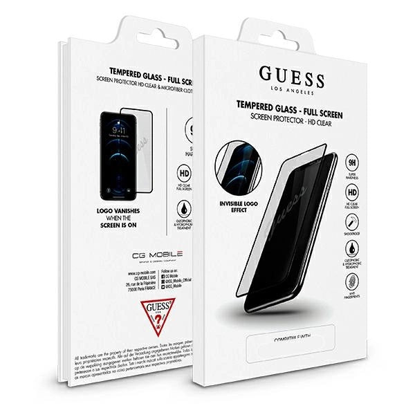 Guess Tempered Glass GUSPP12MSLTR iPhone 12/12 Pro 6.1&quot; Vintage Magic Logo