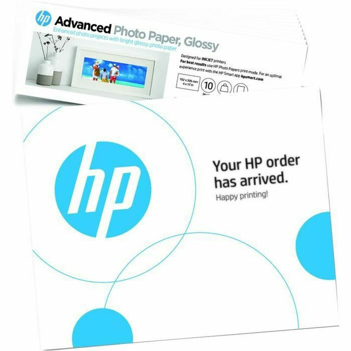 HP Advanced Photo Paper Gloss 4x12 in 10 x 30.5 cm - 10 sheets