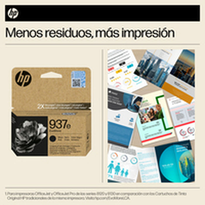 HP 937e EvoMore Black Original Ink Cartridge