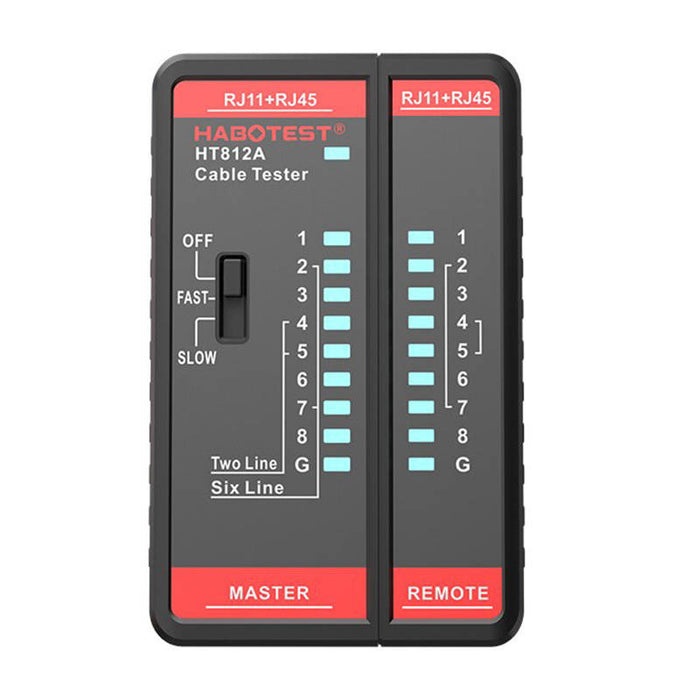 Network cable tester Habotest HT812A  RJ45/RJ14/RJ12/RJ9