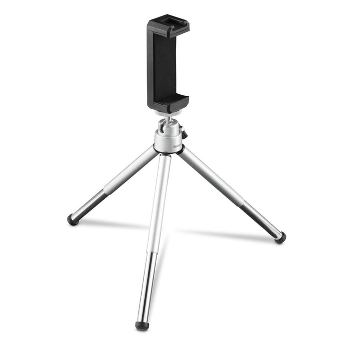 HAMA Mini tripod/tripod "Fancy 2in1" for mobile phone and camera 1/4", 16 cm, silver