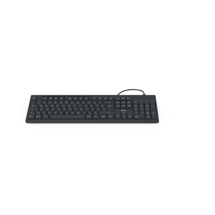 HAMA Wired keyboard CK-200, Cyrillic, USB-A, USB-C, multi-buttons