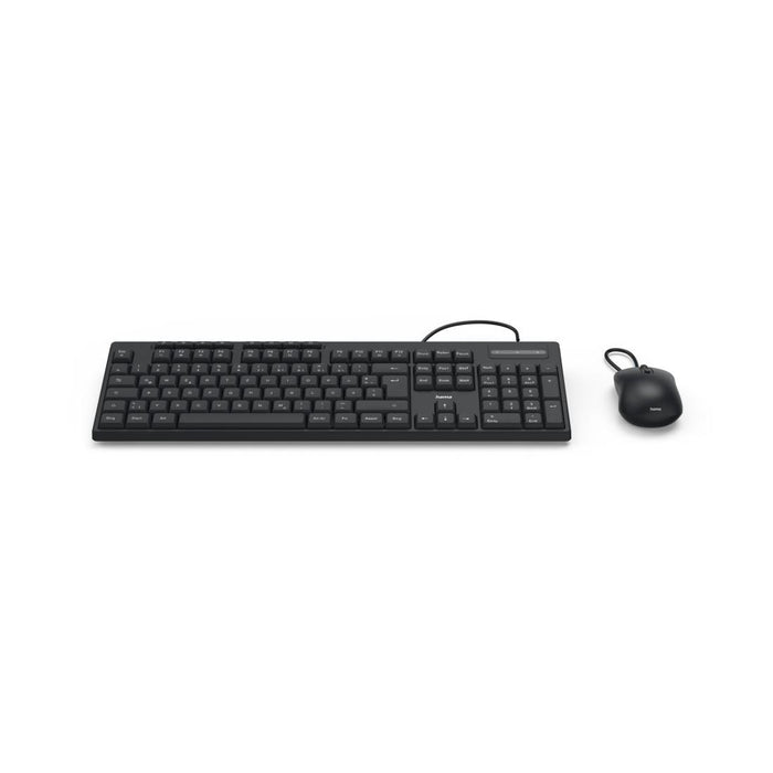 HAMA Wired keyboard and mouse set CKM-200, USB-A, USB-C