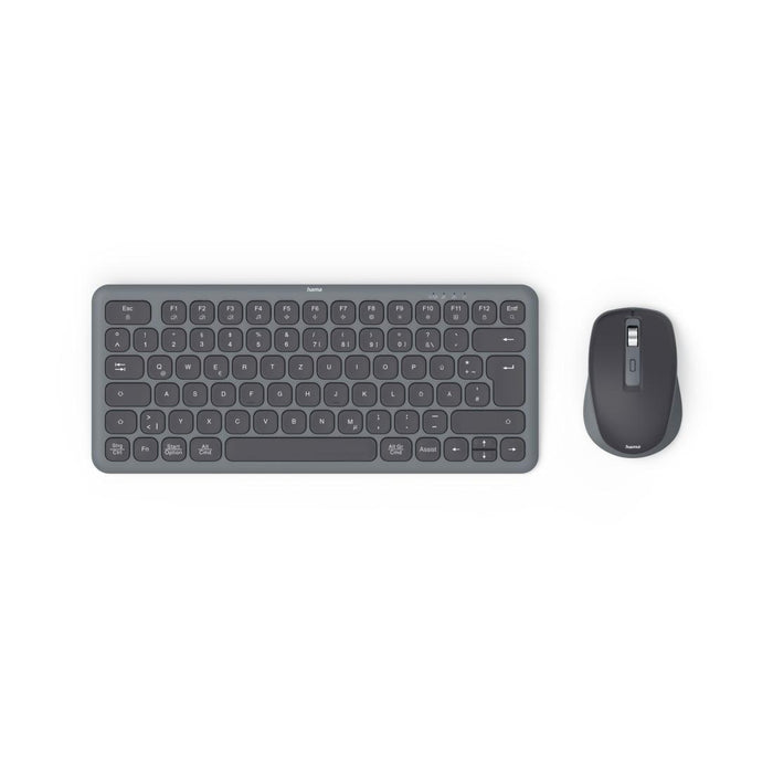 HAMA Wireless mini keyboard and mouse set "WKM-500", TKL Cyrillic, AI key
