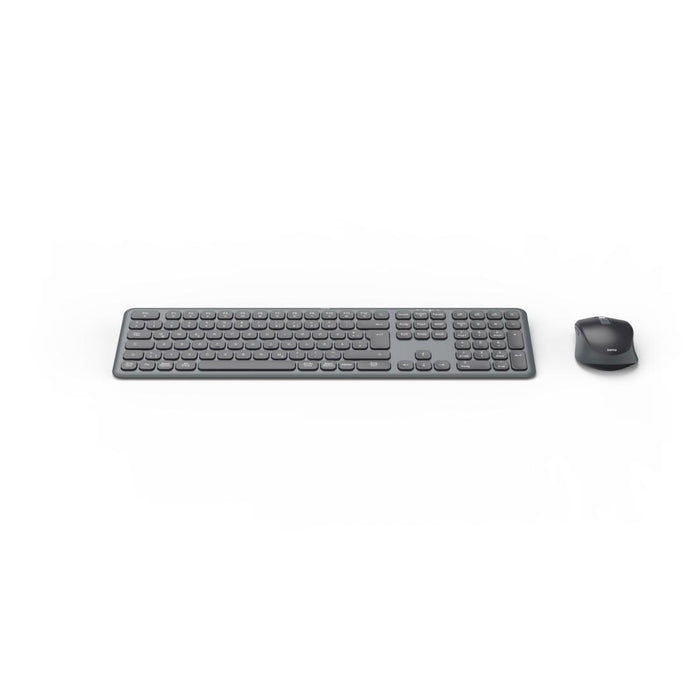 HAMA Wireless keyboard and mouse set WKM-550, black, AI button