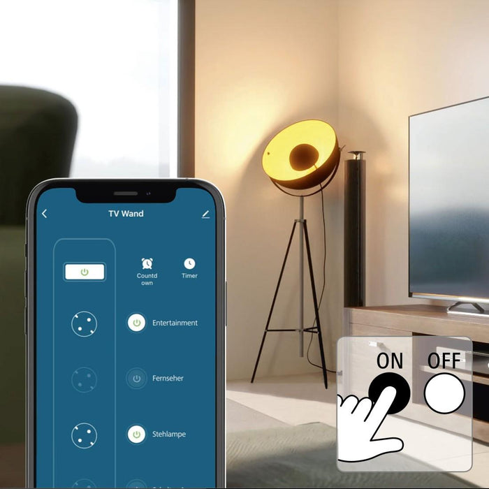 Smart power strip 4 sockets, HAMA-176574