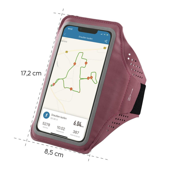 Sports hand case HAMA Finest Sports, For XL phones, Pink