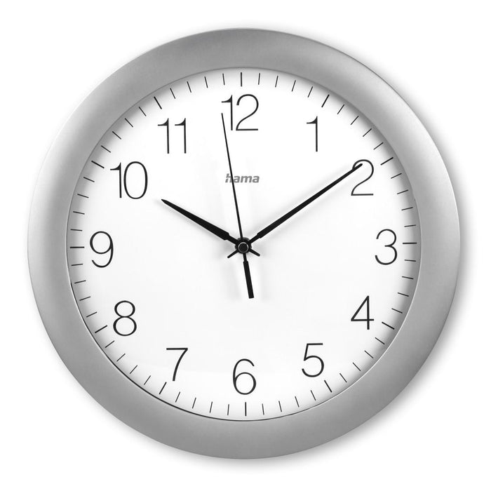 Wall clock "Tenerife" DCF, Ø 30 cm, silver