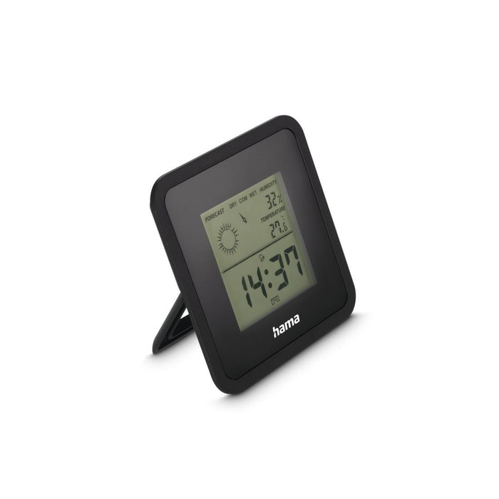 HAMA "Borneo" Digital Thermometer/Hygrometer, Black