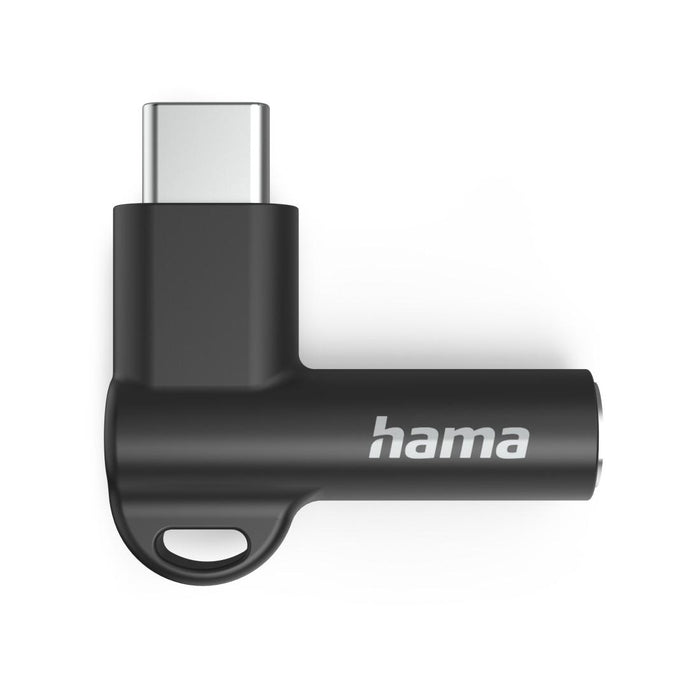 Hama adapter, USB-C - 3.5 mm jack, Aux, 90°, 201701