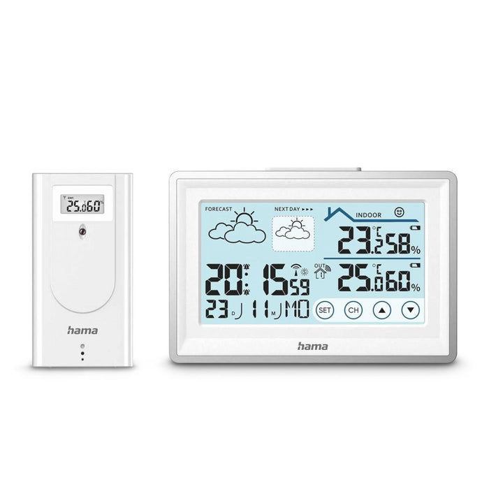 Weather station HAMA "Bahamas", with external sensor, Alarm, 222228