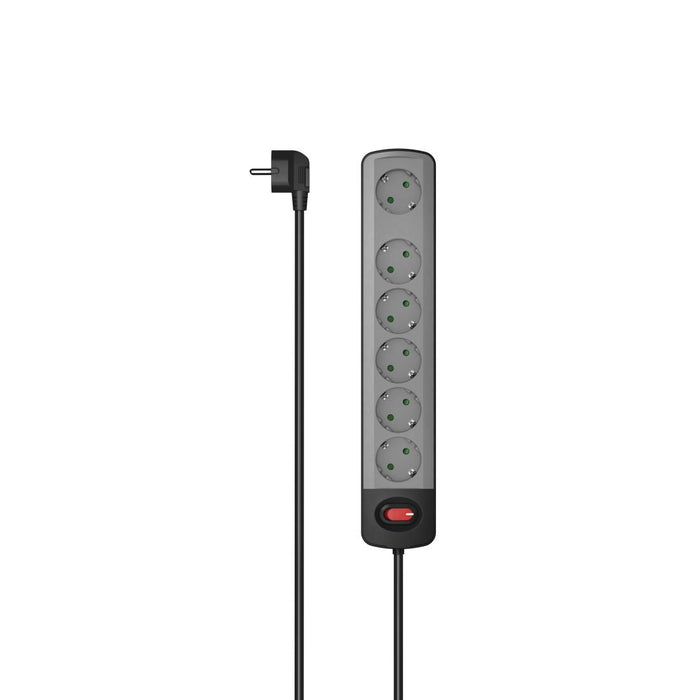 HAMA Power strip 6-socket, on/off button, 223059