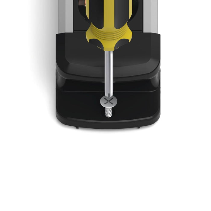 HAMA Aluminum Splitter 3-socket, switch, wall mounting, 1.5 m