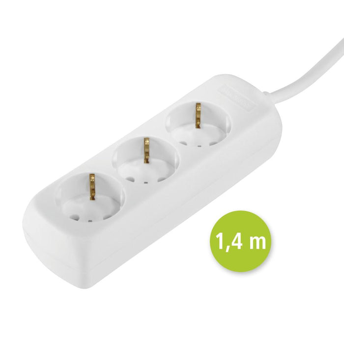 HAMA 3-socket power strip, 30381