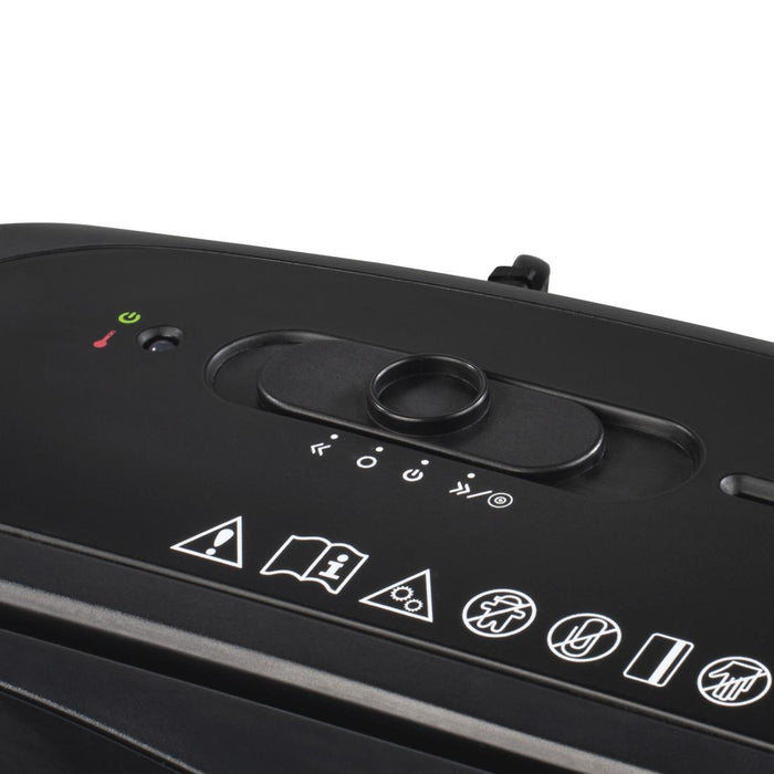 Shredder Hama Home X10CD, A4, 10 sheets, CD/DVD, Black