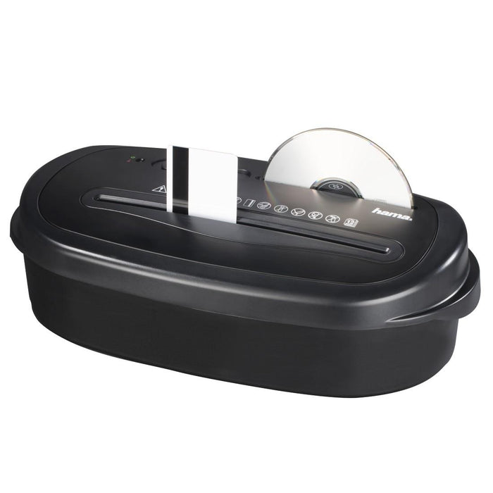 Shredder Hama Home X12CD, A4, 12 sheets, CD/DVD, Black