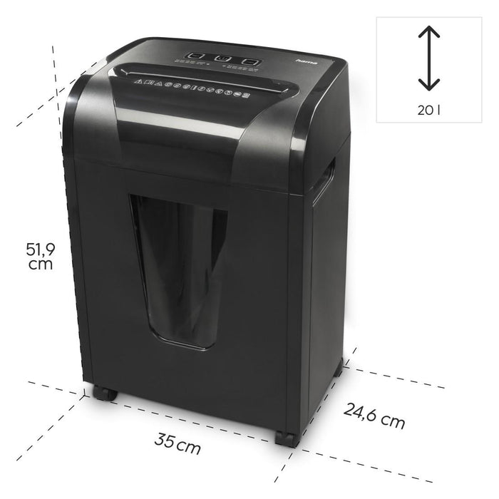 Hama shredder "Premium M10+", security level P5 T5 E4, 50549