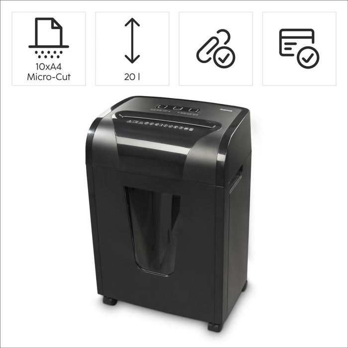 Hama shredder "Premium M10+", security level P5 T5 E4, 50549