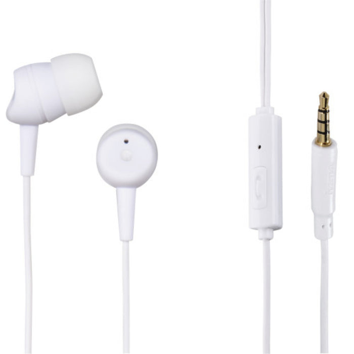 Headphones HAMA-184042 plugs with microphone In Ear "Basic" white