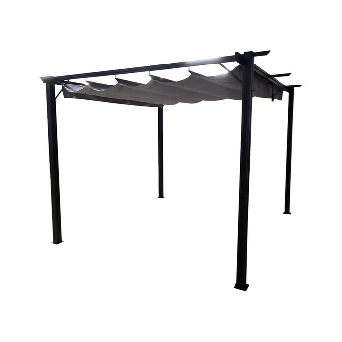 GARDEN TENT 290X290CM WITH MOVABLE ROOF HD HD-8644