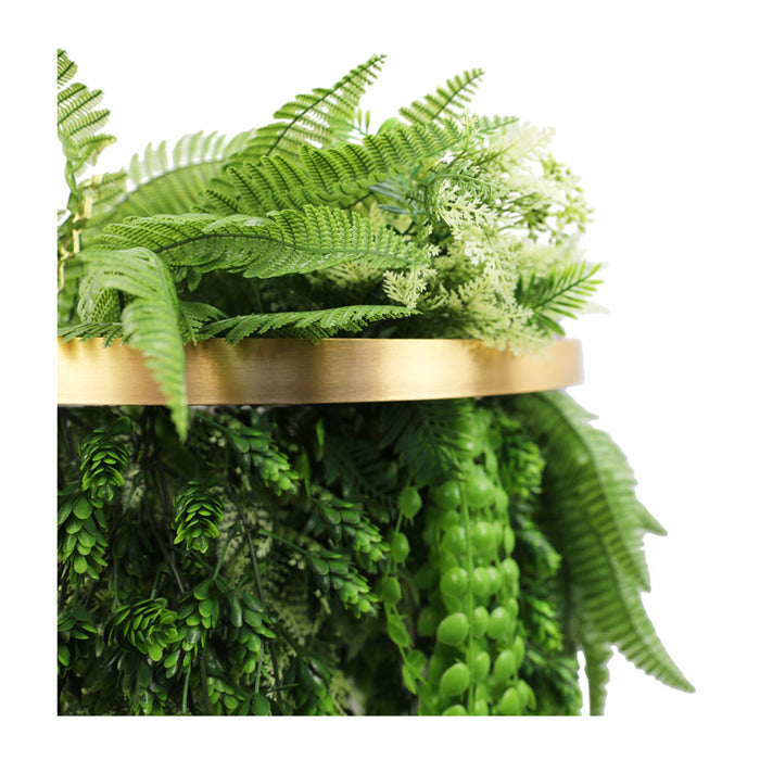 DECORATIVE LANDSCAPING HANGING RING F40CM FERN HD HD-10457