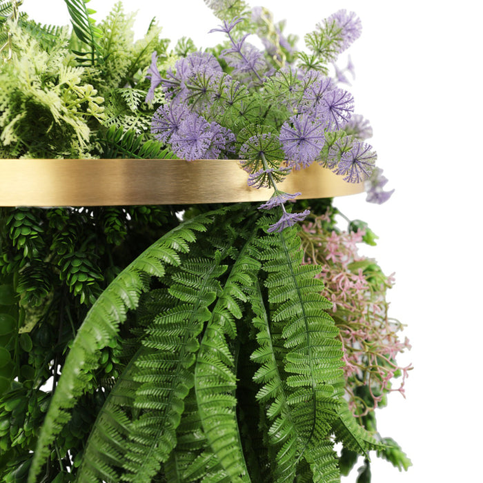 DECORATIVE LANDSCAPING HANGING RING F40CM FERN HD HD-10457