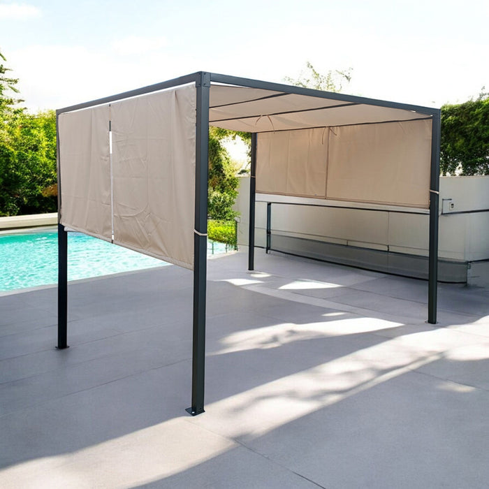 GARDEN TENT 290X290CM WITH REMOVABLE CANOPY HD HD-537