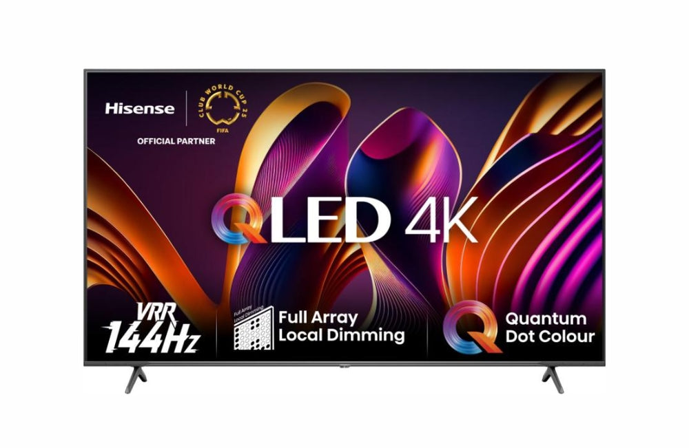 Hisense 65" E7NQ Pro, 4K Ultra HD 3840x2160, QLED, Quantum Dot, 144Hz, HDR 10+ adaptive, HLG, Dolby Vision, DTS Virtual X, Smart TV, WiFi 5GHz, WiFi Direct, BT, Anyview Cast, 3xHDMI, 2xUSB, LAN, CI+, DVB-T2/C/S2, Black