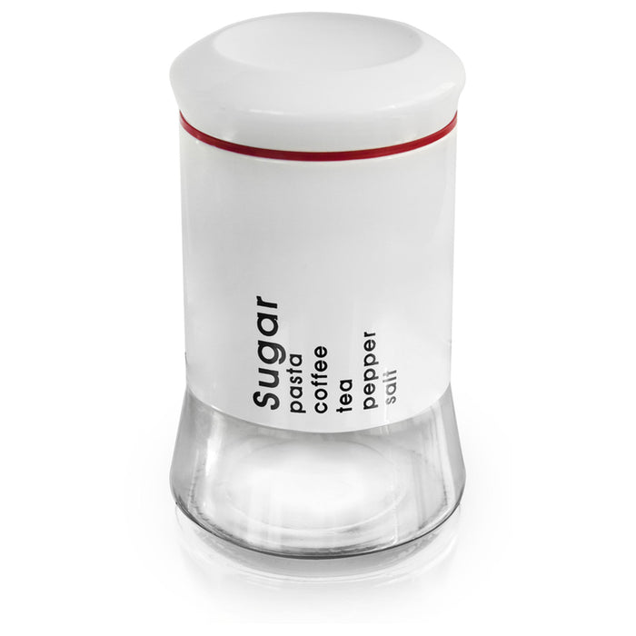 SUGAR JAR 1000 ML WHITE HORECANO