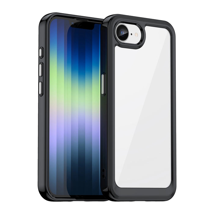 Outer Space Case for iPhone 16e Flexible Frame Cover - Black