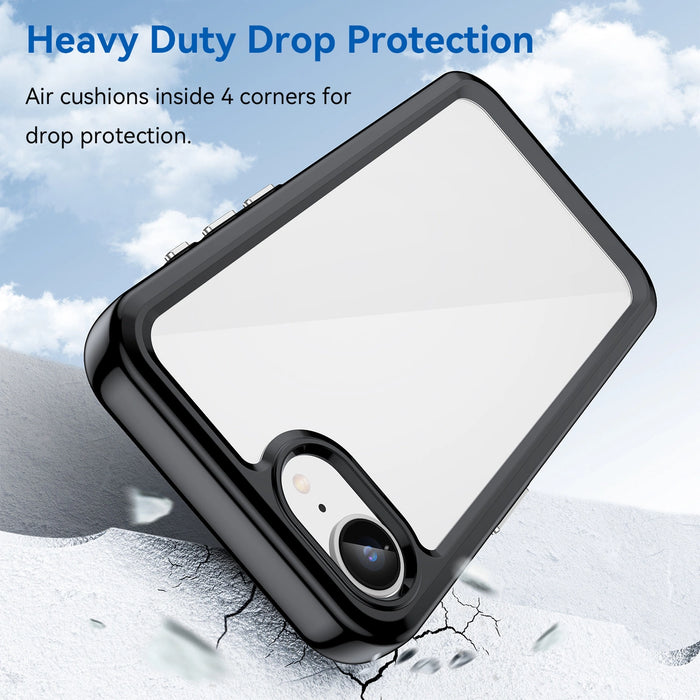 Outer Space Case for iPhone 16e Flexible Frame Cover - Black