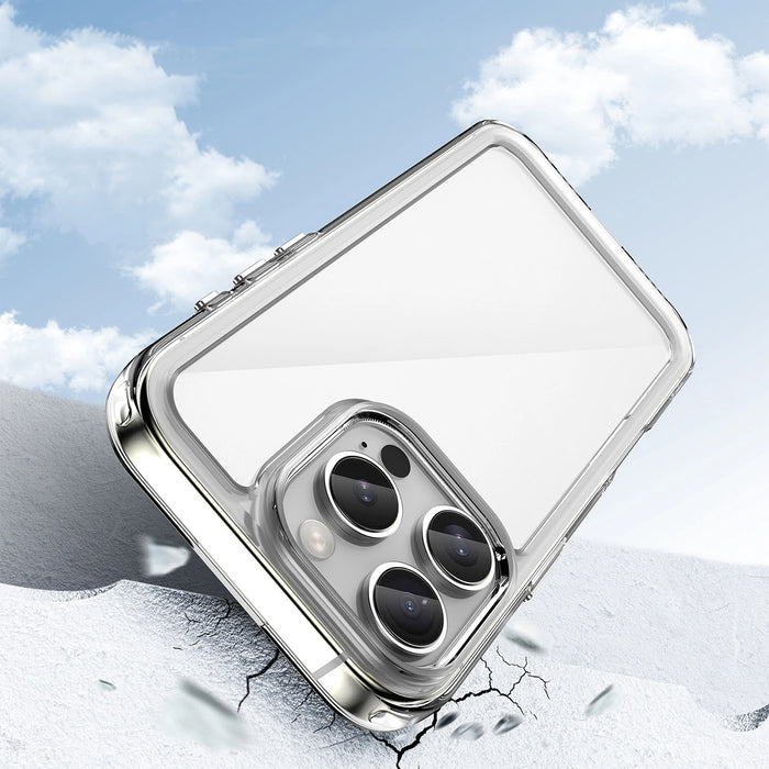 Outer Space Case for iPhone 16e Flexible Frame Cover - Clear