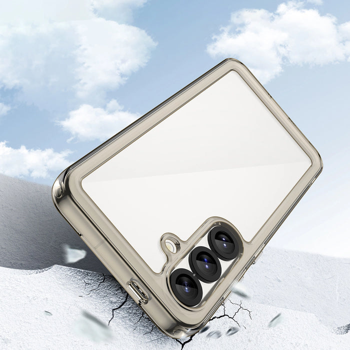 Outer Space Case for iPhone 16e Flexible Frame Cover - Translucent, Black