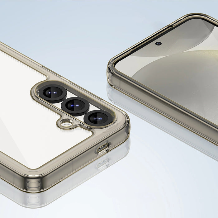 Outer Space Case for iPhone 16e Flexible Frame Cover - Translucent, Black