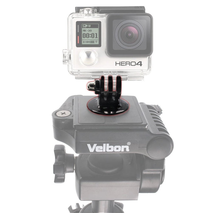 Sports Camera Mount with GoPro Tripod Mount - Black