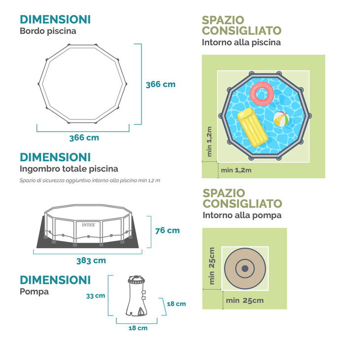 POOL F366X76CM INTEX 28212NP