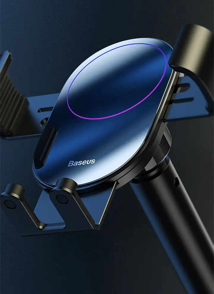 Gravity car mount for Baseus Tank phone with suction cup (black)