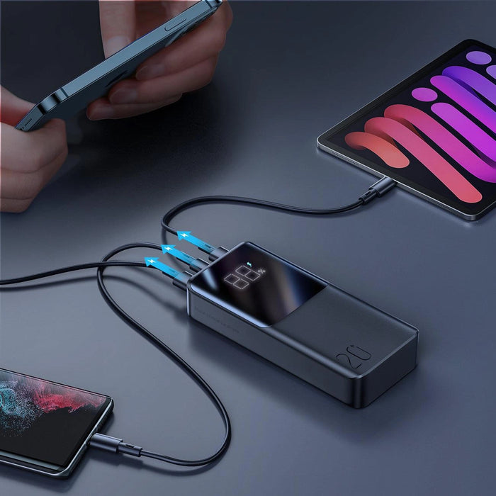 Joyroom powerbank 20000mAh 22.5W PD QC3.0 AFC black (JR-QP192)